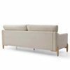 VIENNA  3 Seater Sofa - Beige & Oak