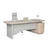 KELIAN  Reversible Executive Desk with Return 200-220cm - Oak