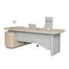 KELIAN  Reversible Executive Desk with Return 200-220cm - Oak