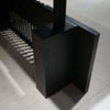 DAXTON Executive Desk with Left Return with Lift 200cm - Black
