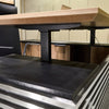 PHOENIX Sit & Stand Electric Lift Executive Desk with Left Return 2.2M - Warm Oak & Black