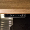PHOENIX Sit & Stand Electric Lift Executive Desk with Left Return 2.2M - Warm Oak & Black