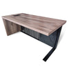 AFTAN BLACK HAWK Limited Edition - Executive Desk Pedestal & Left Mobile Return 180cm - Warm Oak &Black