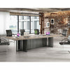 VIDAL Boardroom Table 3.6m x 1.2m - Warm Oak & Black