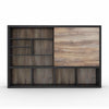 DAXTON Display Unit 2.4M - Warm Oak & Black