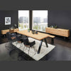 OLIVETO Sideboard Buffet 200cm - Brown & Black