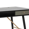 OMARI Study Desk 117cm - Black & Green