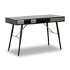 OMARI Study Desk 117cm - Black & Green