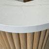 HALO Reception Desk 180cm - Oak & White