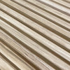 WOODFLEX Outdoor & Indoor Solid Hard Wood Slat Wall Ceiling Pool Fence Cladding - Paulownia - 2700mm x 545mm