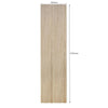 WOODFLEX Flexible Wooden Slat Wall Panel - Oak Veneer - 3000mm x 600mm - Trapezium