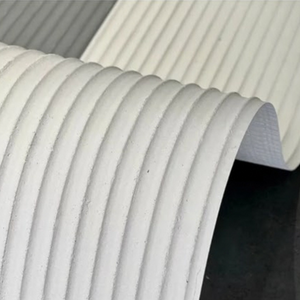 WOODFLEX FLEXIBLE PU STONE PANEL - RIPPLE BOARD White - 2700 x 600mm