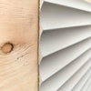 WOODFLEX  Flexible SOFT STONE PANEL - RIPPLE BOARD White - 1200 x 600mm