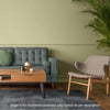 VERONIC Lounge Chair - Teal & Natural