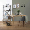 RETH Study Desk 120cm - Natural & White