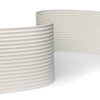 WOODFLEX  Flexible SOFT STONE PANEL - RIPPLE BOARD White - 1200 x 600mm