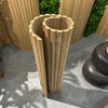 WOODFLEX Flexible Wooden Slat Under Bench Counter Panel - Oak Veneer - 900mm x 600mm - Half Round