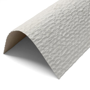 WOODFLEX FLEXIBLE SOFT STONE PANEL - ROUGH LINE White - 2700 x 600mm
