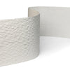 WOODFLEX FLEXIBLE SOFT STONE PANEL - ROUGH LINE White - 2700 x 600mm