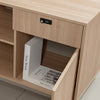 ORBAN Reversible Executive Desk 200cm - Oak