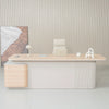 ORBAN Executive Desk Right Return 240cm - Oak