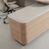 ORBAN Executive Desk Right Return 240cm - Oak