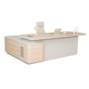 ORBAN Executive Desk Right Return 240cm - Oak