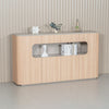 ORBAN 200cm Credenza Display Unit  Oak - 110cm High