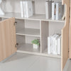 ORBAN 200cm Credenza Display Unit  Oak - 110cm High