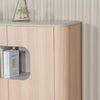 ORBAN 200cm Credenza Display Unit  Oak - 110cm High