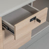IDALY Executive Desk Left Return 220cm - Oak