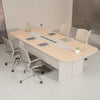 IDALY Boardroom Meeting Table - 280cm x 120cm - Oak