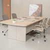 IDALY Boardroom Meeting Table - 280cm x 120cm - Oak