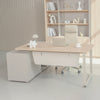 KELIAN Reversible Executive Desk with Return - 180cm - Oak