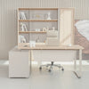 KELIAN Reversible Executive Desk with Return - 180cm - Oak