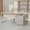 KELIAN Reversible Executive Desk with Return - 180cm - Oak