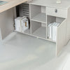 KELIAN Reversible Executive Desk with Return - 180cm - Oak