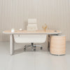 KELIAN  Reversible Executive Desk with Return 160-180cm - Oak