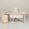 KELIAN  Reversible Executive Desk with Return 160-180cm - Oak