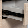 KELIAN  Reversible Executive Desk with Return 160-180cm - Oak