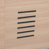 KELIAN  Reversible Executive Desk with Return 160-180cm - Oak