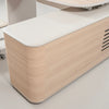 KELIAN  Reversible Executive Desk with Return 160-180cm - Oak