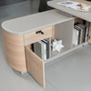 IDALY Executive Desk Right Return 220cm - Oak