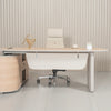 KELIAN  Reversible Executive Desk with Return 200-220cm - Oak