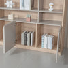 KELIAN 200cm Wall Storage & Display Unit  Oak - 110cm High