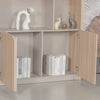 KELIAN  Display Wall Unit 200cm - Oak