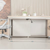 KELSEY 2-Person Back-to-Back Workstation 140x200cm - Oak