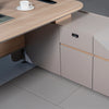 WESLEY Executive Desk Right Return 180cm - Oak