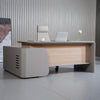 WESLEY Executive Desk Right Return 180cm - Oak