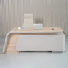 SEVANI Executive Desk Left Return 240cm - Oak